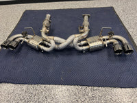 Chevrolet Corvette C8 (2020+) Stainless Steel Exhaust Valved Z Pipe